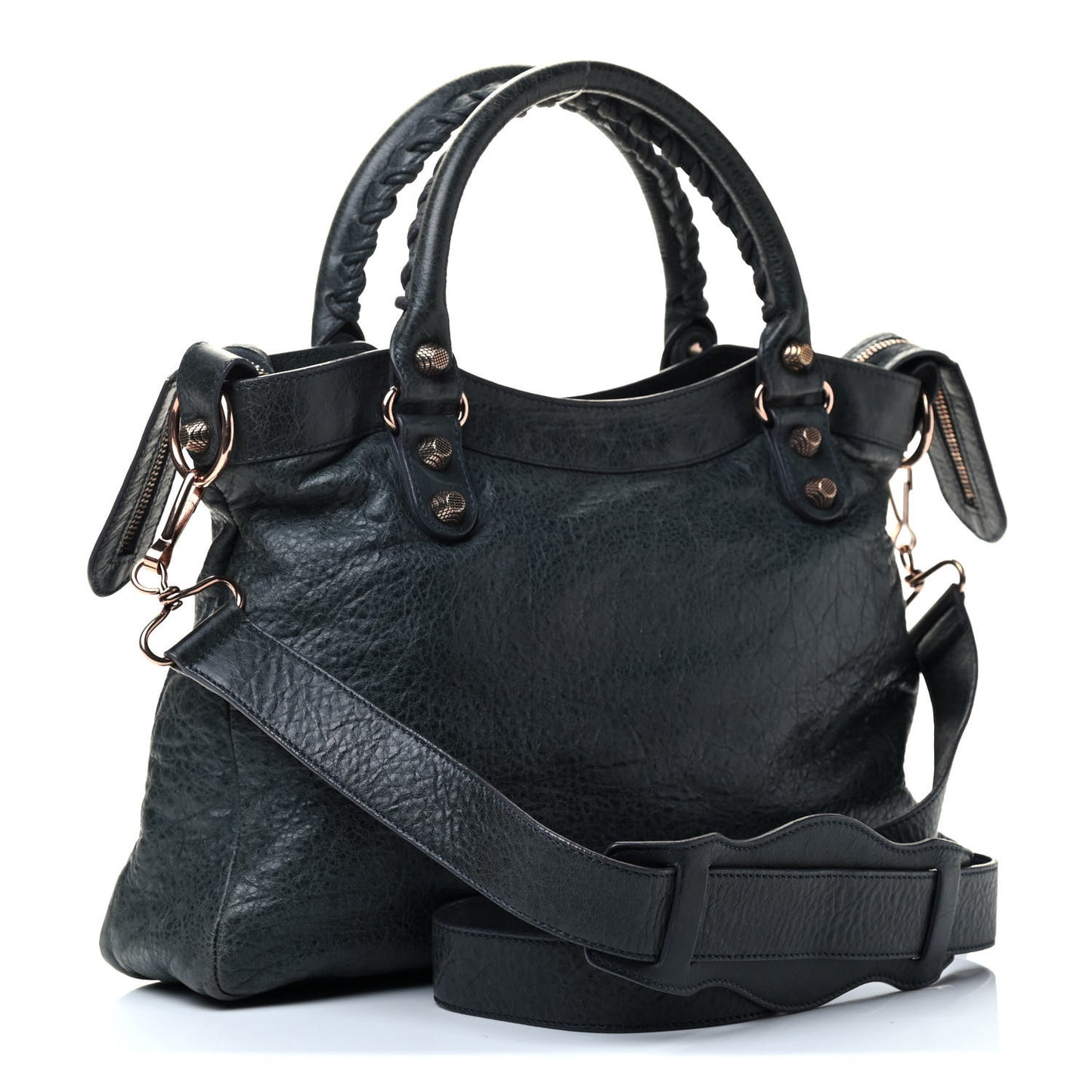 Agneau Giant 12 Rose Gold Hardware Town Anthracite