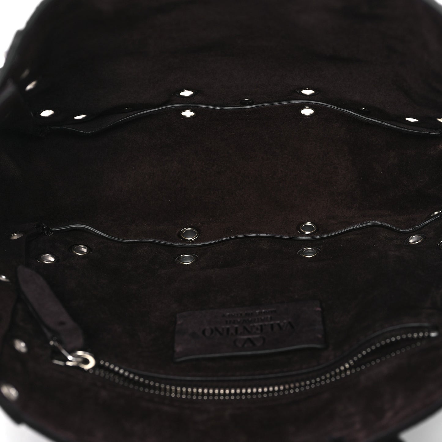 Suede Studded Mini Nellcote Shopping Tote Brown