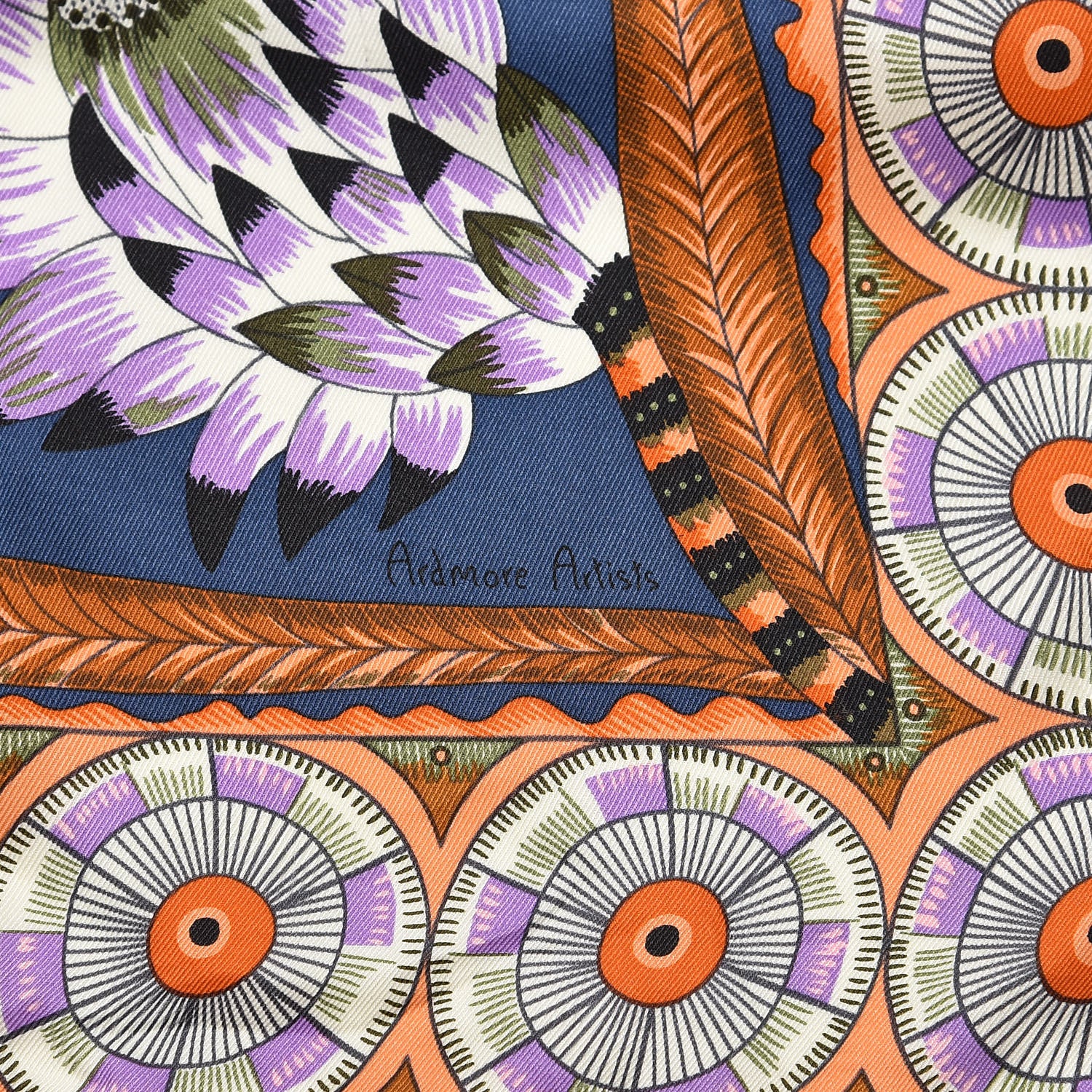 Hermes Silk Savana Dance Scarf 70 6 of 6