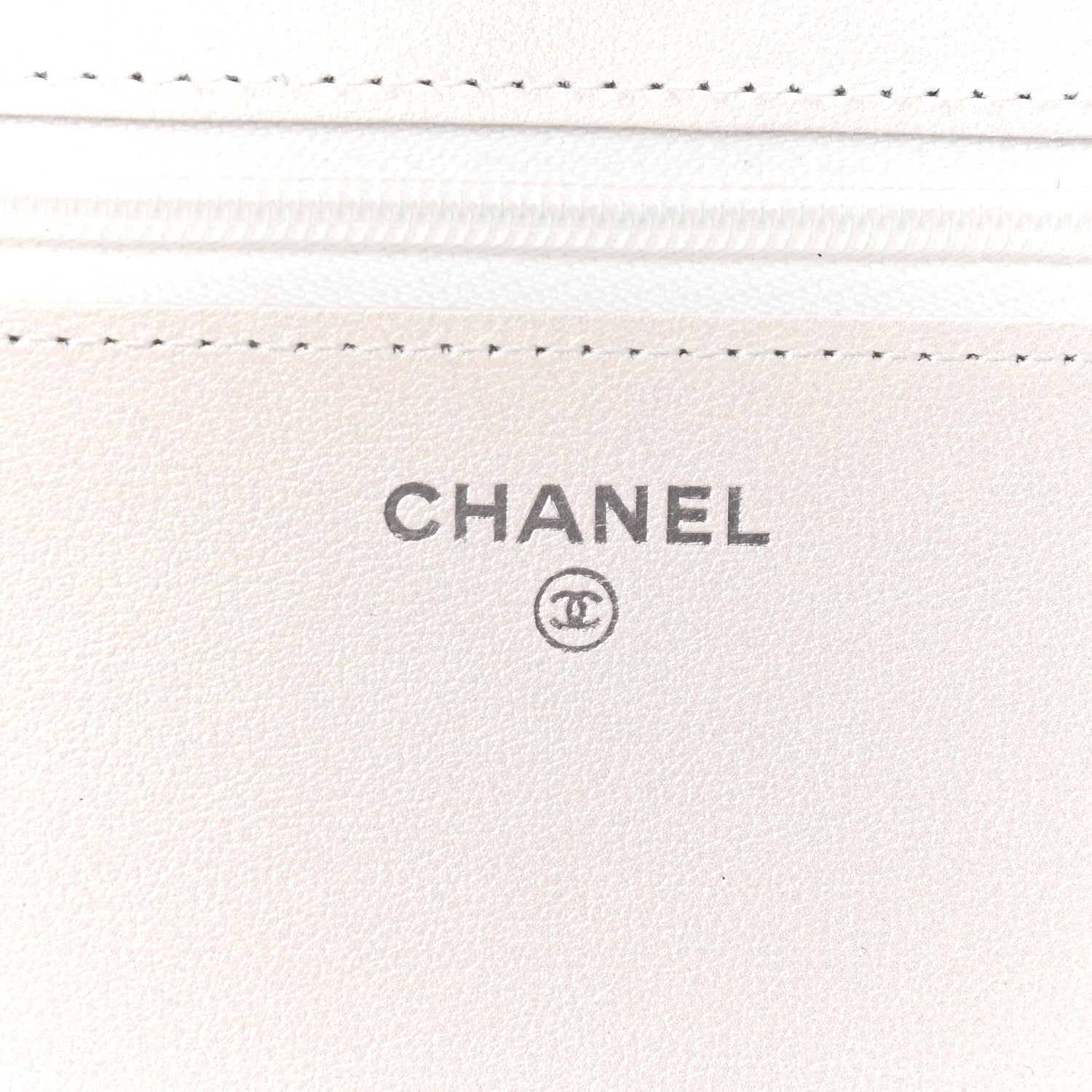 Chanel Lambskin Quilted Coco Bow Wallet On Chain WOC White 8 of 12
