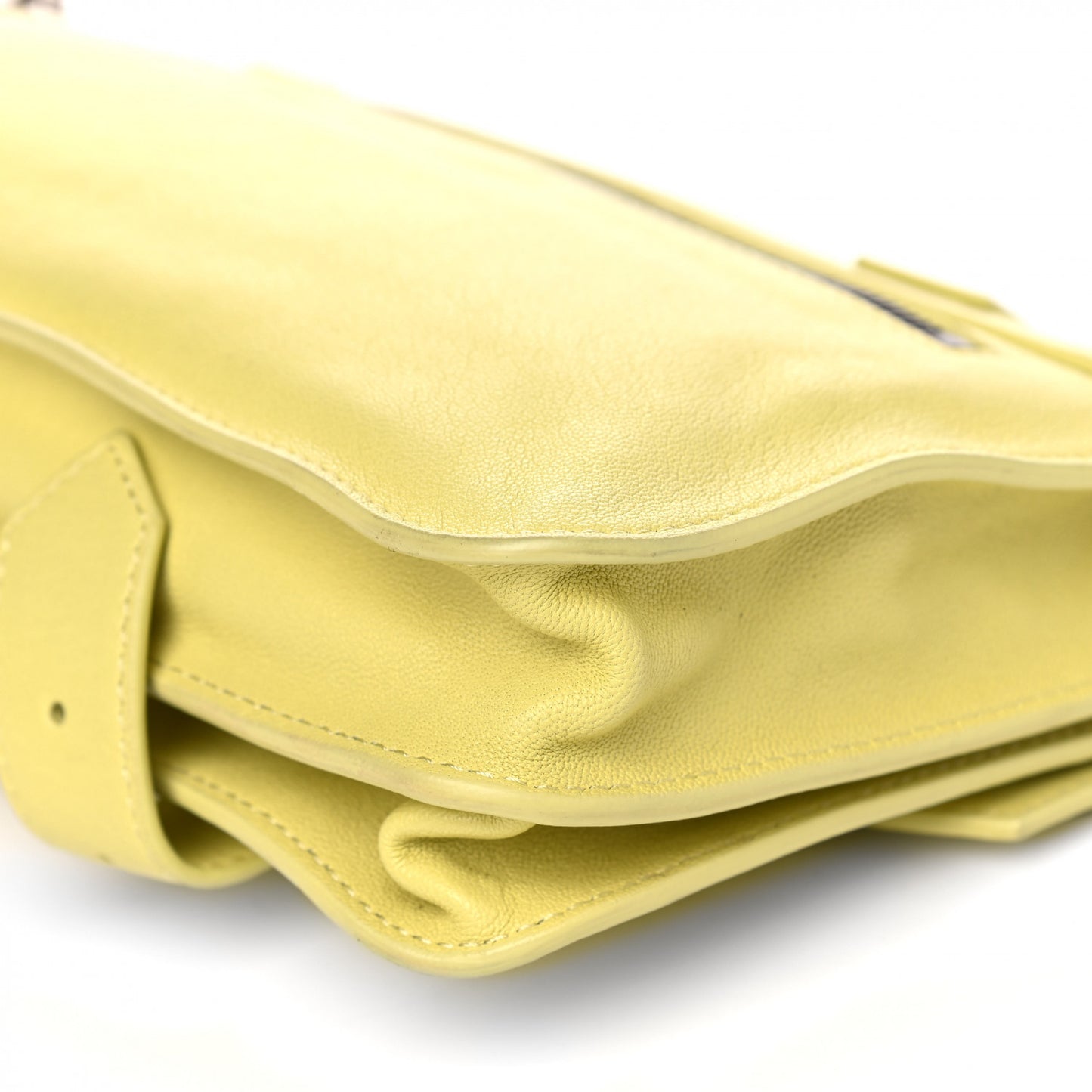 Lambskin PS1 Pochette Clutch Banana