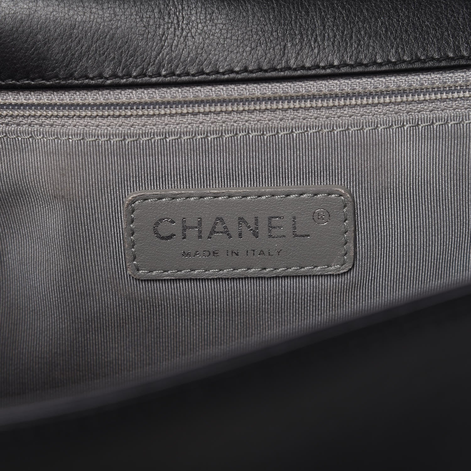 Chanel Calfskin Quilted Large Boy Flap Black 8 of 10
