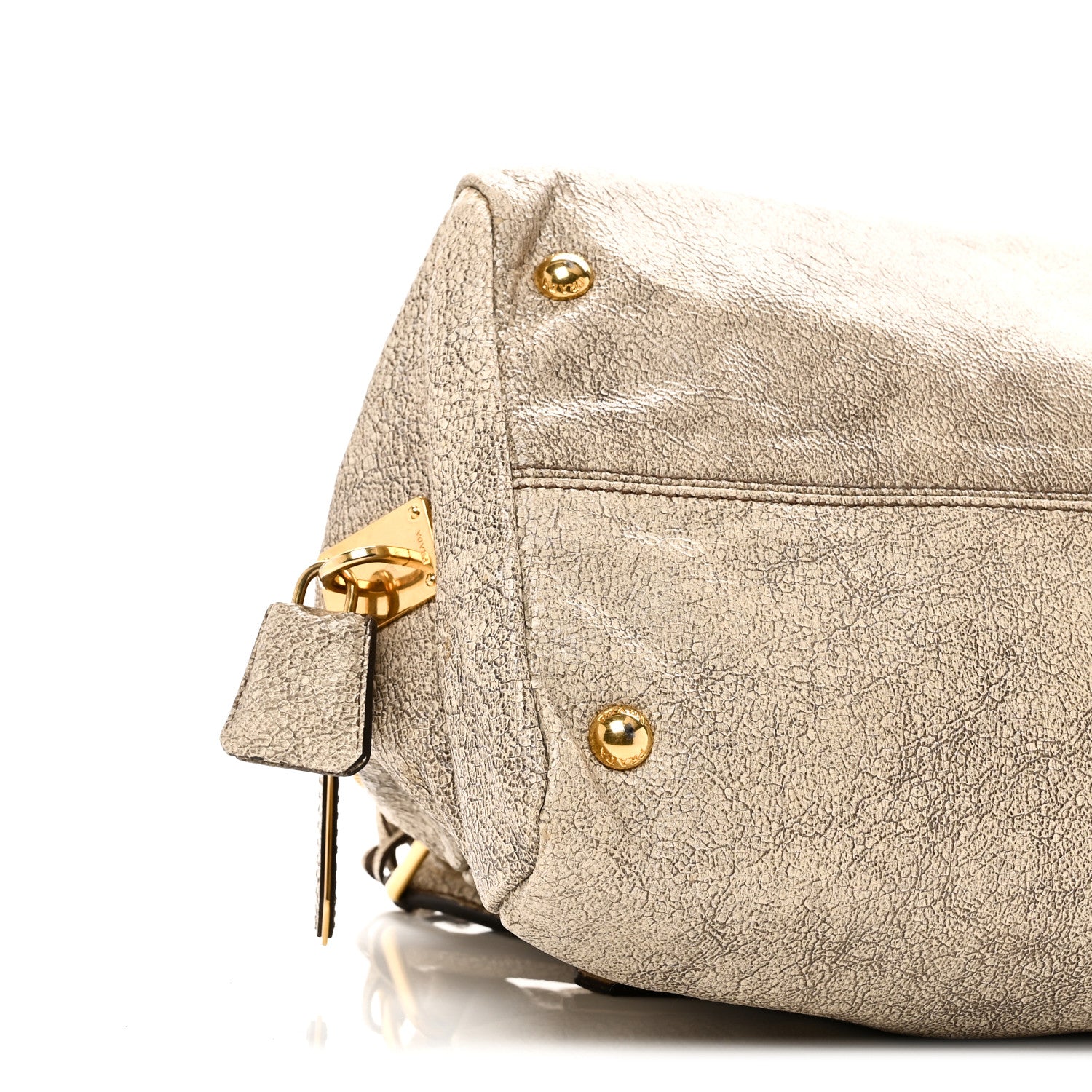 Prada Craquele Shoulder Bag Talco 8 of 10