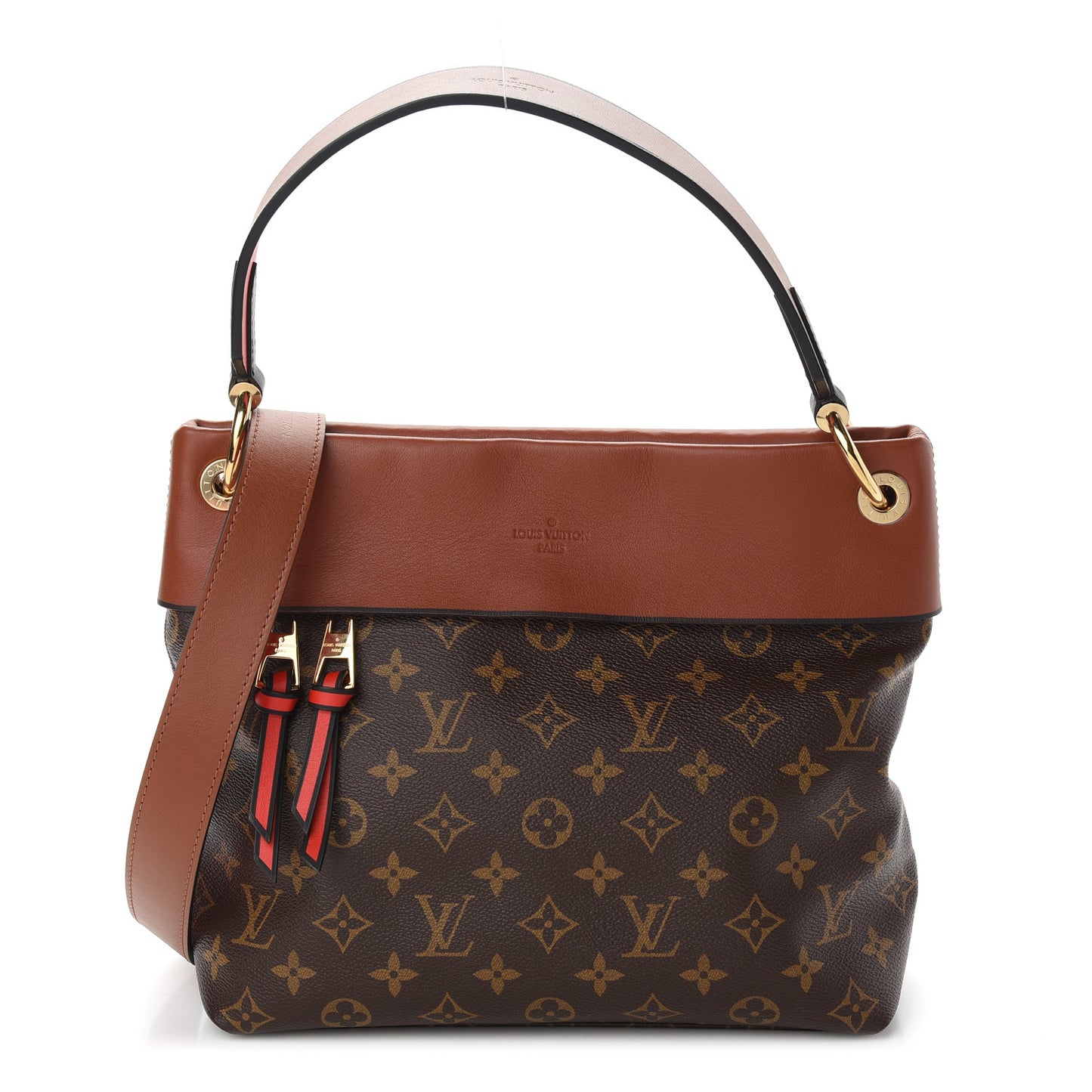 Monogram Tuileries Besace Caramel Rouge