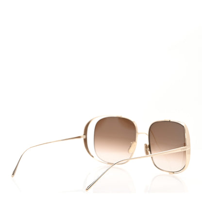 Loewe Metal Rectangular Sunglasses LW40148U Gold Brown 4 of 7
