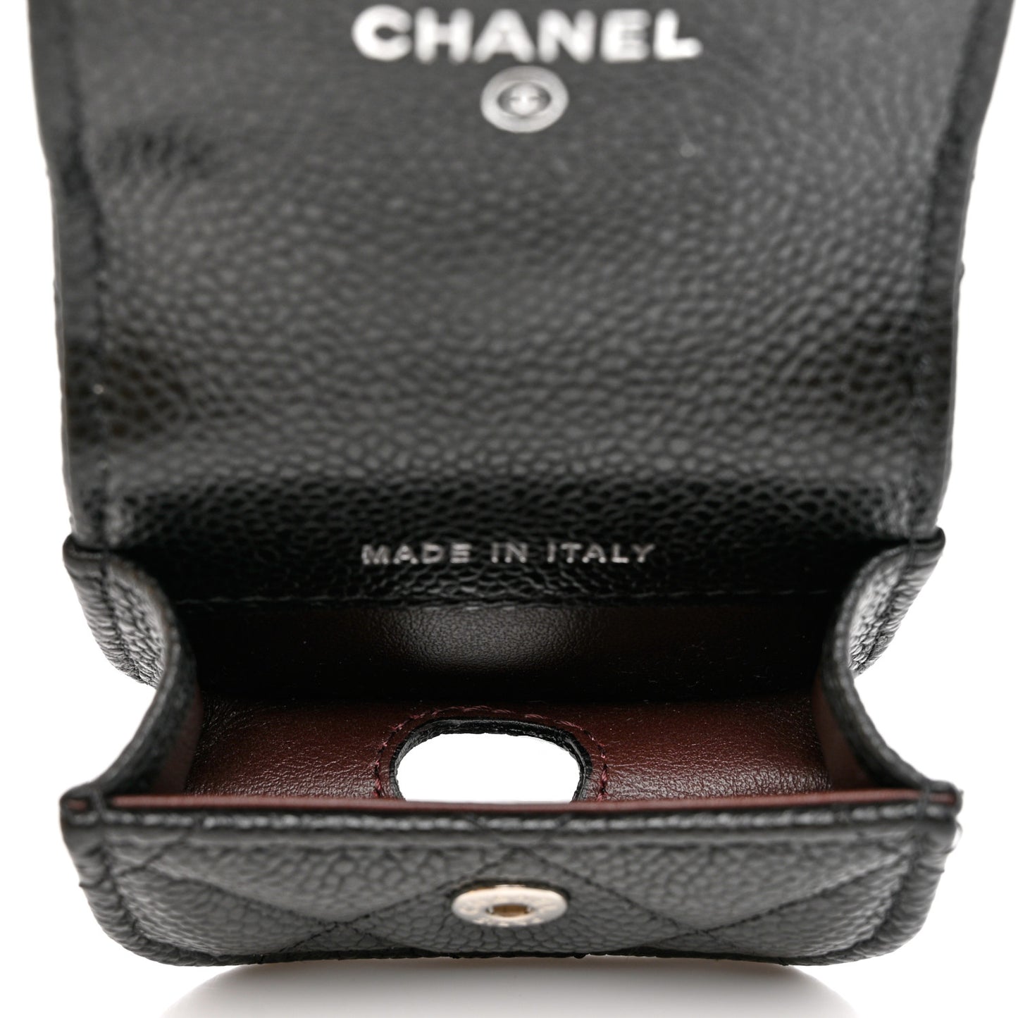 Caviar Quilted Airpods Pro Case Black