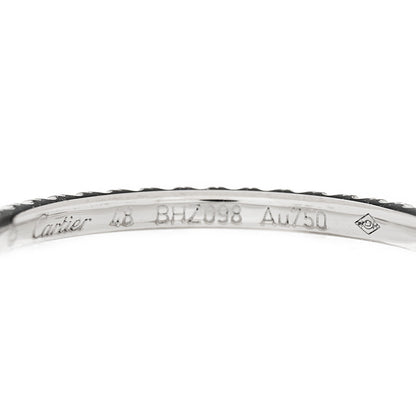 Cartier 18K White Gold Diamond 1.5mm Etincelle de Cartier Wedding Band Ring 48 4.5 5 of 7
