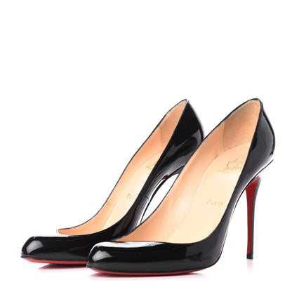 Christian Louboutin Patent Corneille 100 Pumps 40 Black 3 of 9