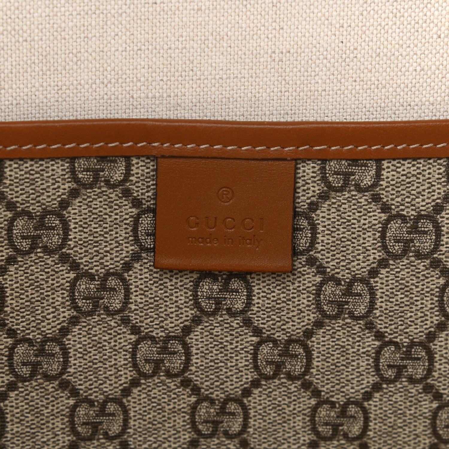 Gucci GG Plus Monogram Medium Signature Web Loop Tote Brown 6 of 12