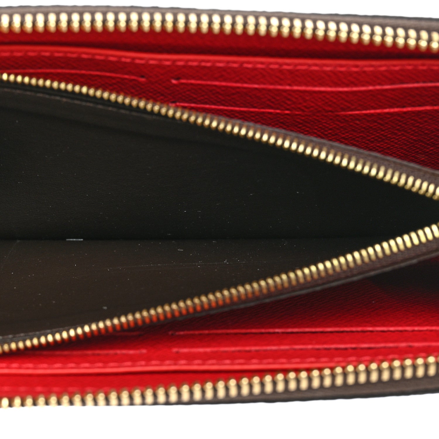 Louis Vuitton Damier Ebene Clemence Wallet Cherry 6 of 10
