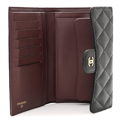 Chanel Caviar Quilted Large Flap Wallet Black 5 of 12