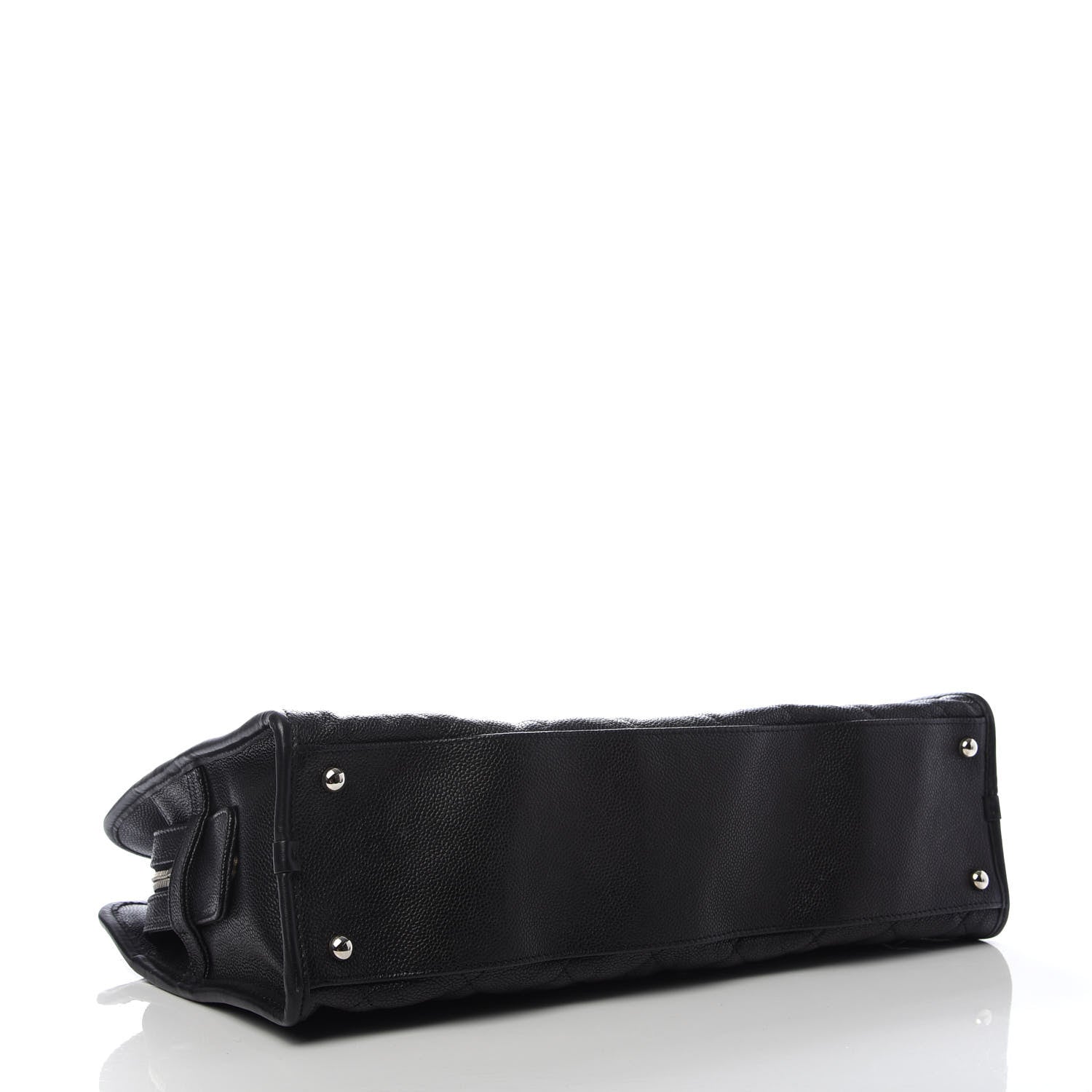 Chanel Caviar Quilted French Riviera Tote Black 4 of 10