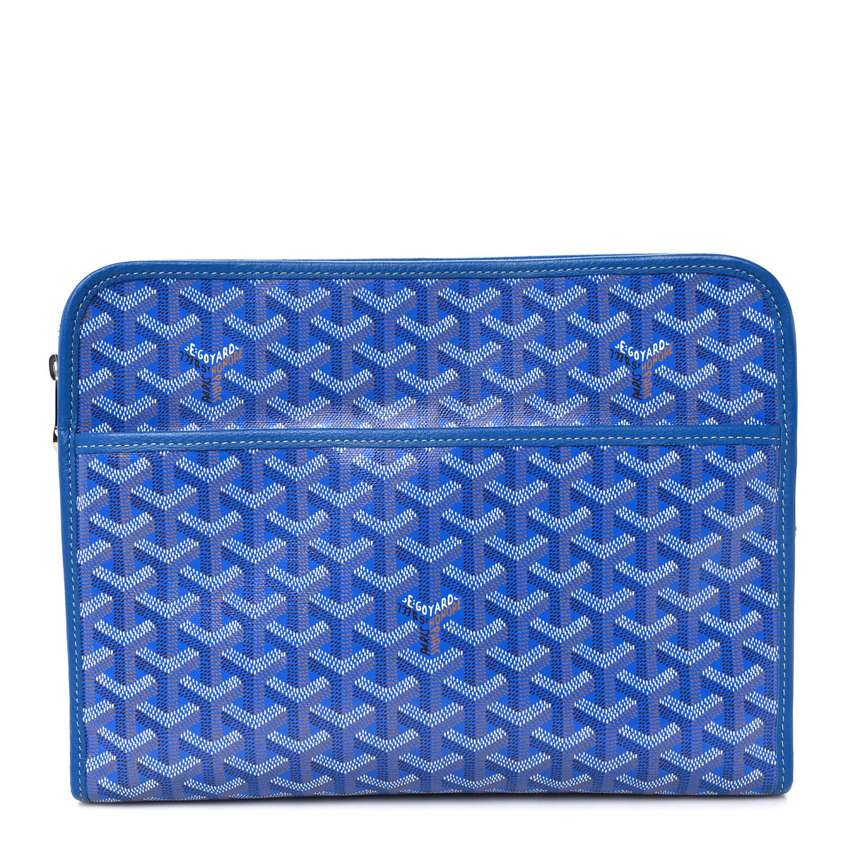 Goyard Goyardine Jouvence Toiletry Pouch Sky Blue 1 of 10