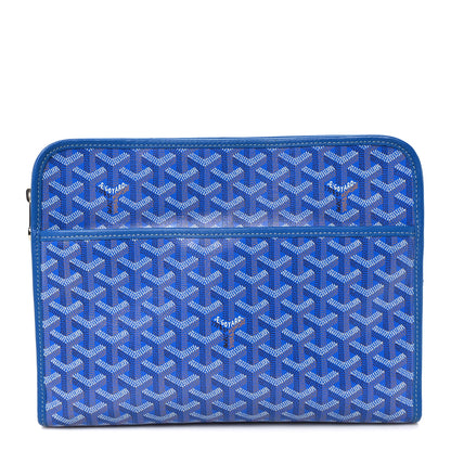 Goyard Goyardine Jouvence Toiletry Pouch Sky Blue 1 of 10