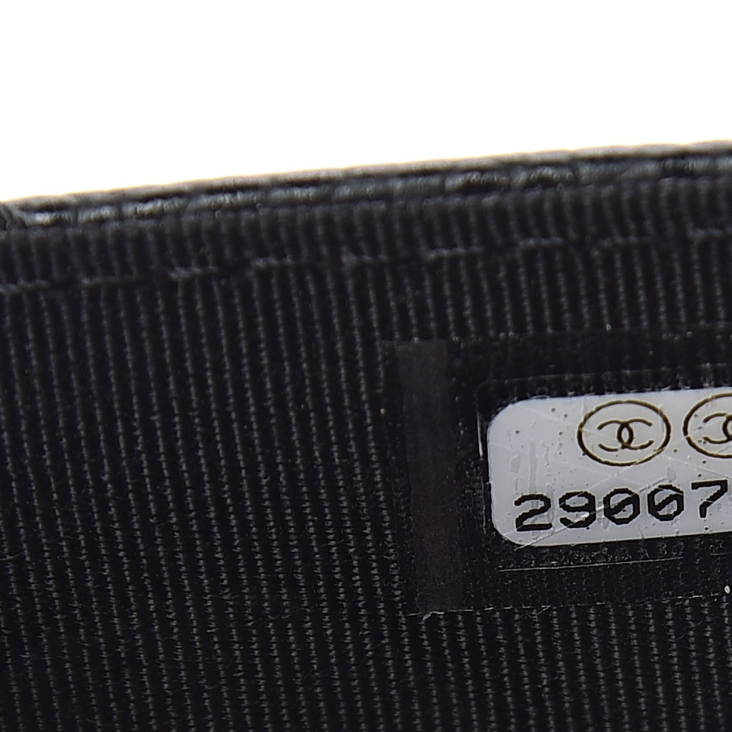 Chanel Caviar Quilted Flap Card Holder Wallet Black 8 of 10