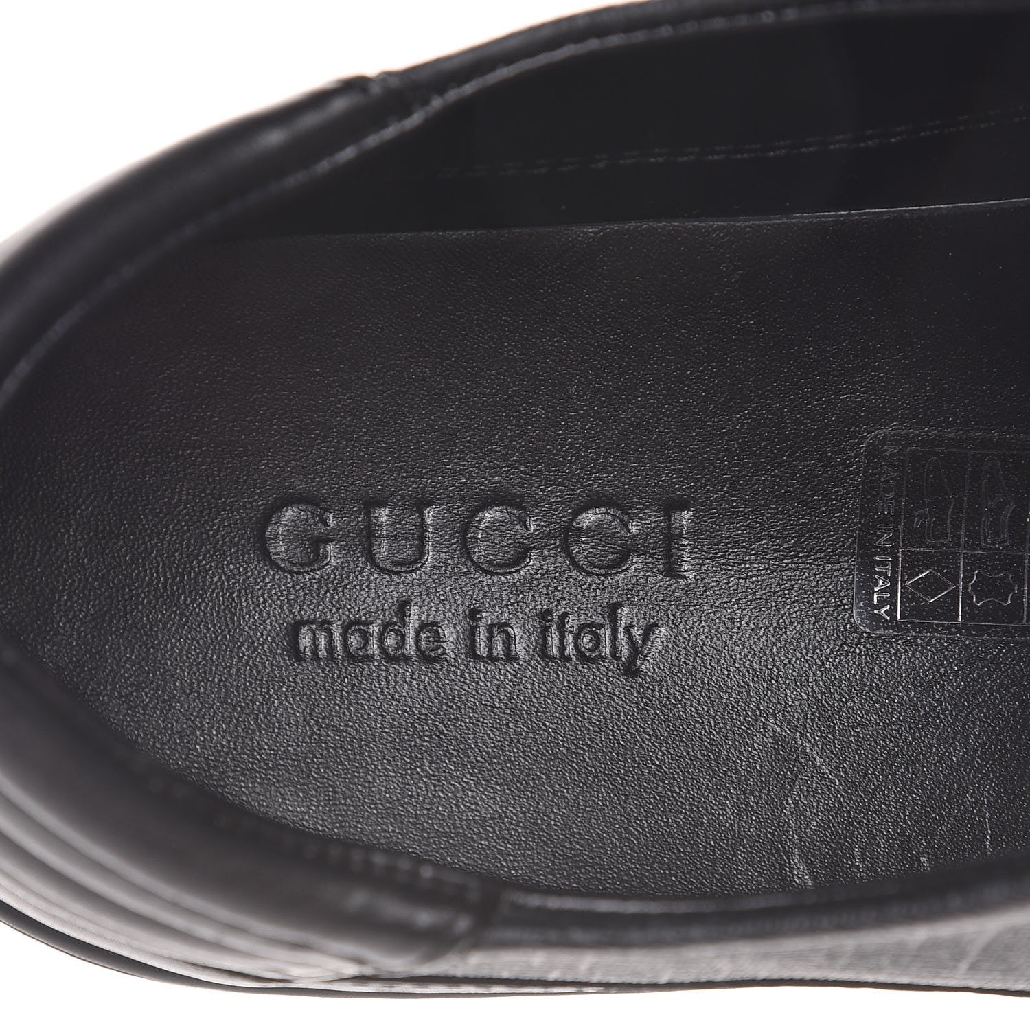 Gucci GG Supreme Monogram Mens Sneakers 9.5 Black 8 of 11