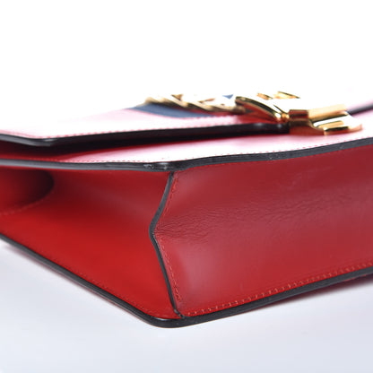 Gucci Calfskin Small Sylvie Shoulder Bag Hibiscus Red 9 of 18