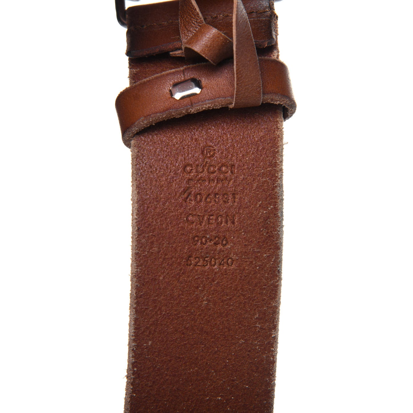 Cuoio Toscano Nickel Double Double G 40mm Belt 90 36 Cuir