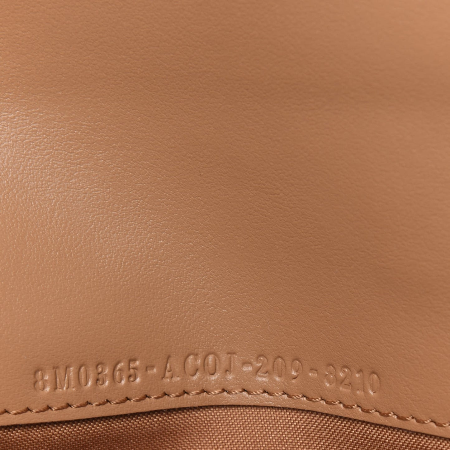 Vitello Termolagoon F is Fendi FF 1974 Embossed Continental Envelope Wallet On Chain Miele Scuro