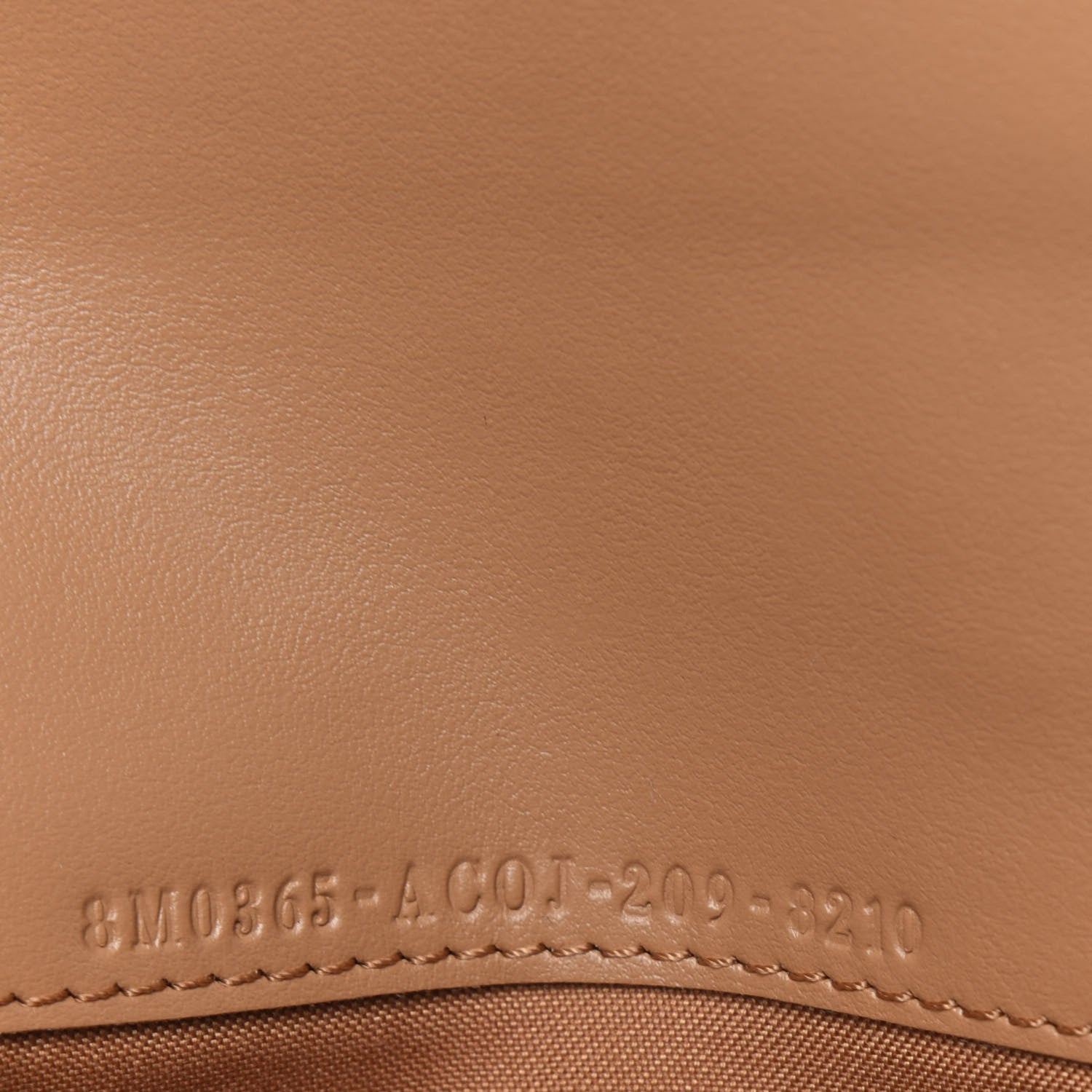 Fendi Vitello Termolagoon F is Fendi FF 1974 Embossed Continental Envelope Wallet On Chain Miele Scuro 8 of 16