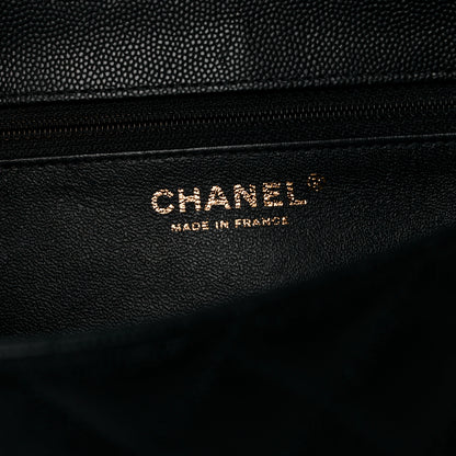 Chanel Caviar Quilted Flap Clutch Black 6 of 7