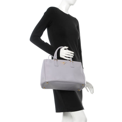 Prada Saffiano Medium Galleria Double Zip Tote Glicine 3 of 9
