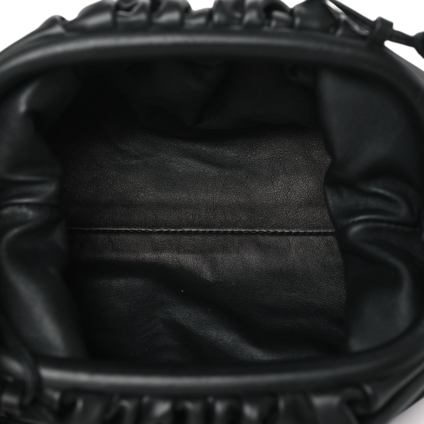 Butter Calfskin The Mini Pouch Black