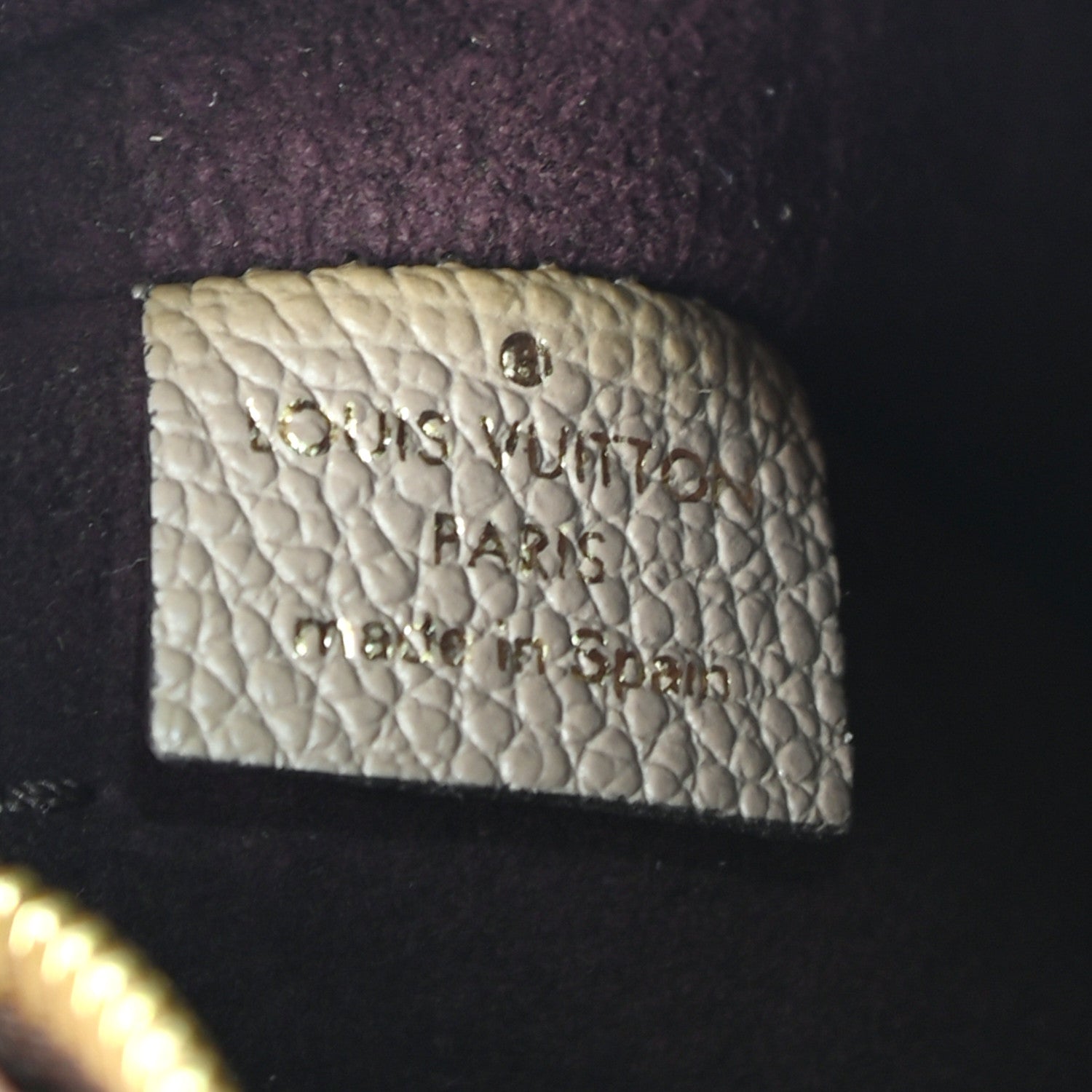 Louis Vuitton Empreinte Monogram Giant Neverfull MM Pochette Tourterelle 6 of 7