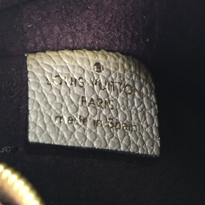 Louis Vuitton Empreinte Monogram Giant Neverfull MM Pochette Tourterelle 6 of 7