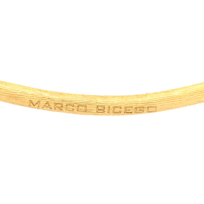 Marco Bicego 18K Yellow Gold Amethyst Citrine Jaipur Crossover Bangle Bracelet 4 of 4