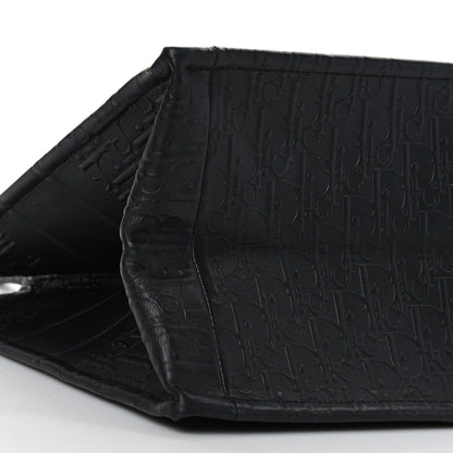 Christian Dior Oblique Calfskin Embossed Large Book Tote Black 8 of 9