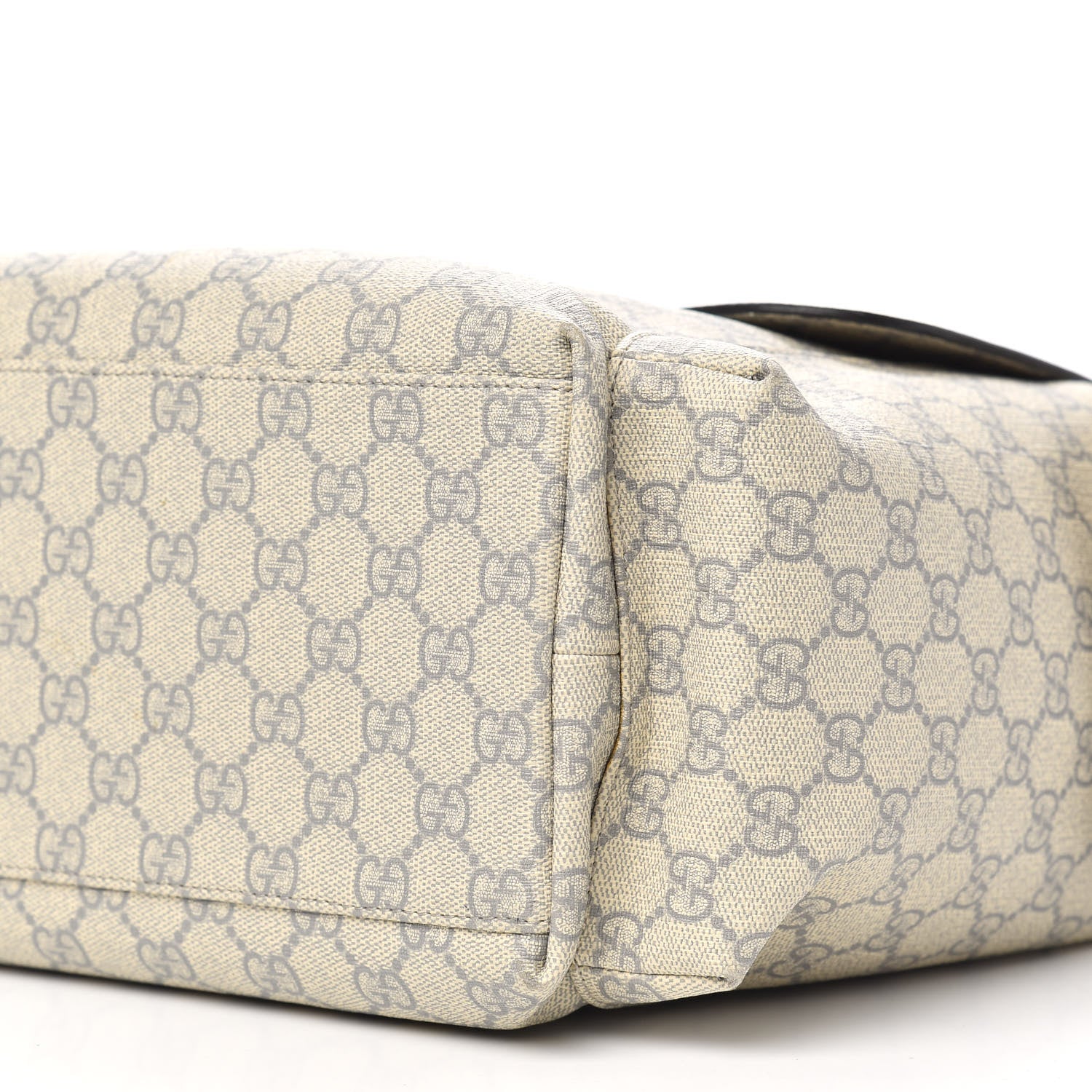 Gucci GG Plus Monogram Messenger Diaper Bag Ecru Grigio 9 of 11