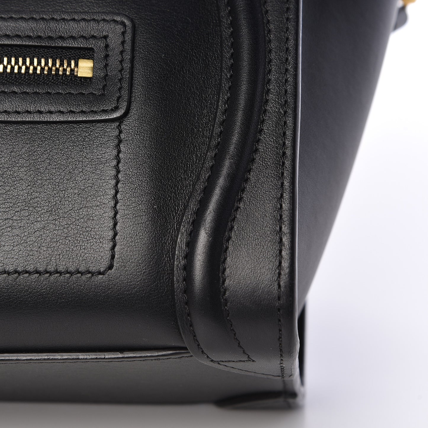 Smooth Calfskin Nano Luggage Black