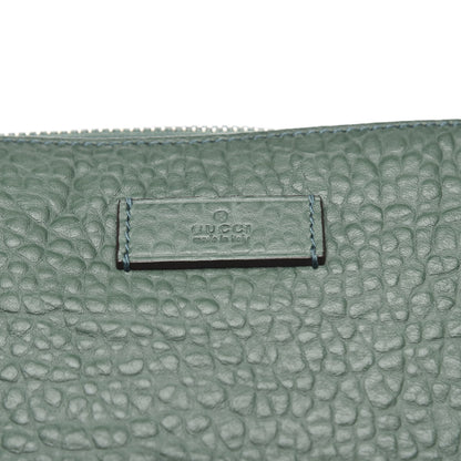 Gucci Pebbled Calfskin Large Mens Messenger Green 10 of 10
