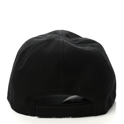 Fendi Cotton FF Ajour Embroidered Baseball Hat 58 Black 5 of 8