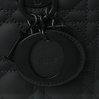 Christian Dior Ultra Matte Calfskin Cannage Large Lady Dior Black 12 of 12