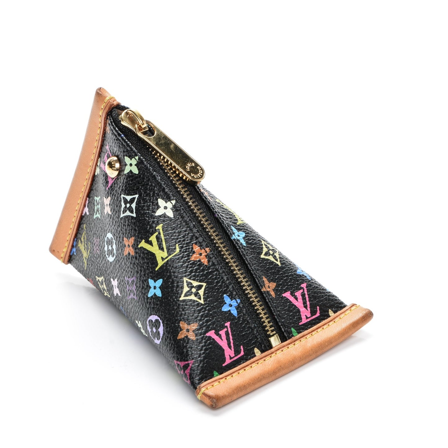 Monogram Multicolor Berlingot Coin Purse Black