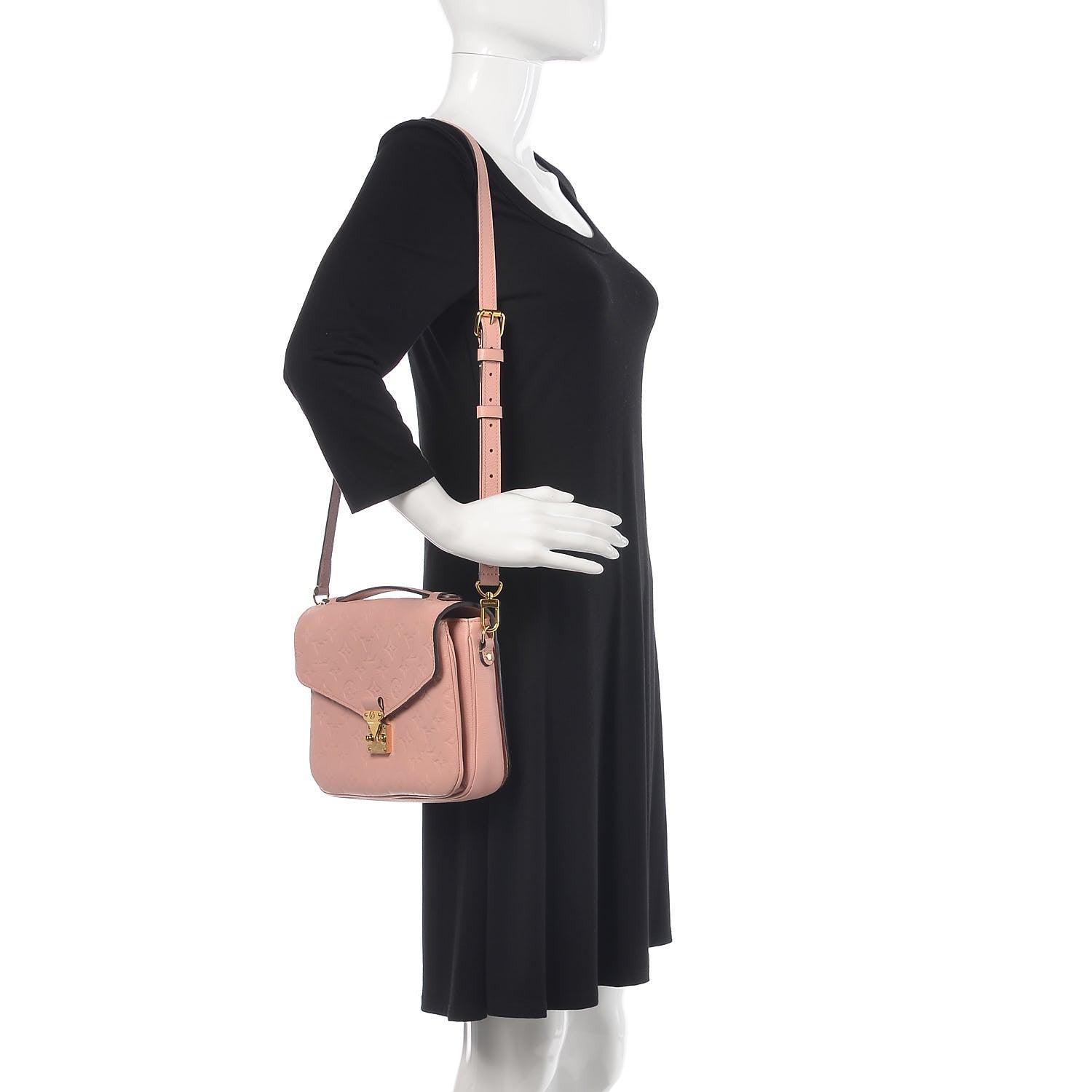 Louis Vuitton Empreinte Pochette Metis Rose Poudre 3 of 19
