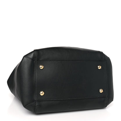 Fendi Vitello Grace King Karligraphy Chain Bucket Bag Black Bisquit 4 of 9