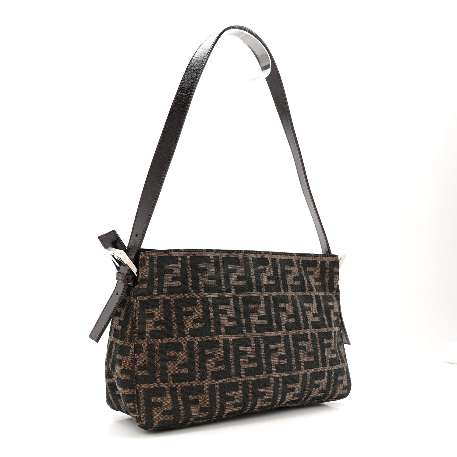 Fendi Zucca Baguette Shoulder Bag Tobacco 3 of 12