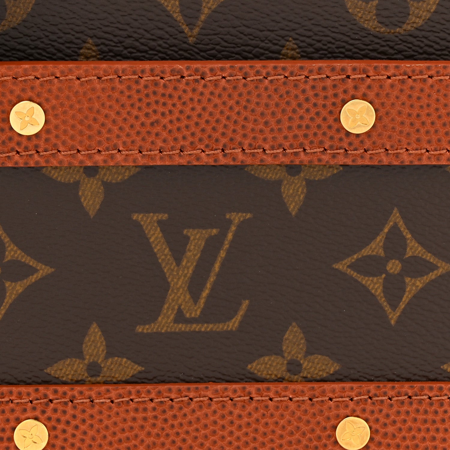 Louis Vuitton X NBA Grained Calfskin Monogram Handle Trunk Brown 7 of 9