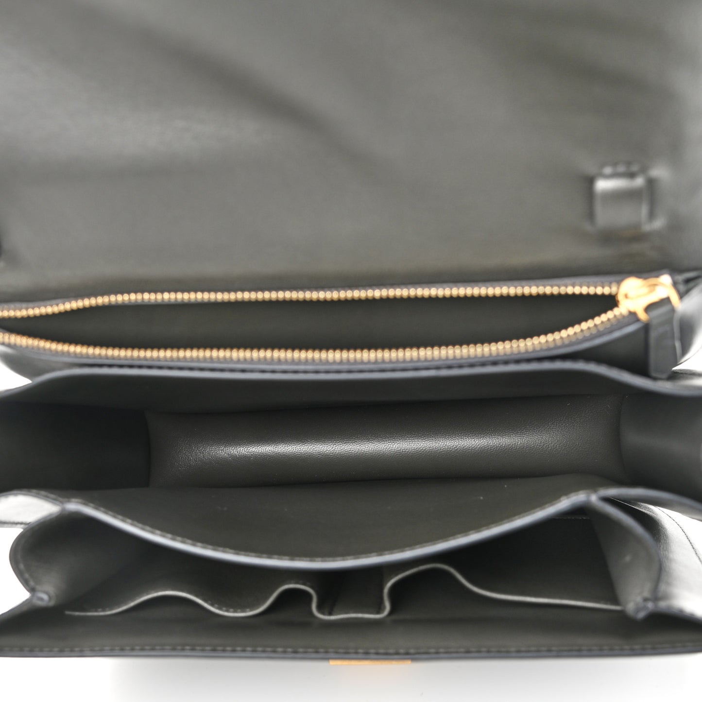 Box Calfskin Medium Classic Box Flap Bag Anthracite