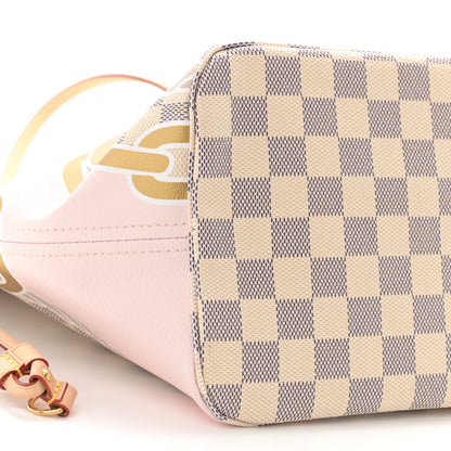 Louis Vuitton Damier Azur Nautical Neverfull MM 9 of 10