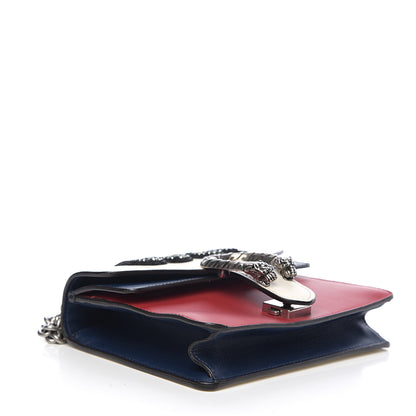 Gucci Calfskin Crystal Snake Embroidered Mini Dionysus Shoulder Bag Mystic White Hibiscus Red Blue Agata 3 of 9