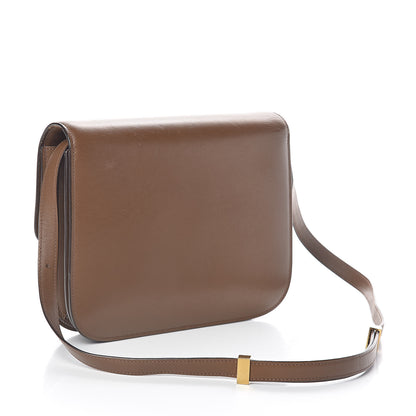 Celine Box Calfskin Medium Classic Box Flap Bag Camel 3 of 9