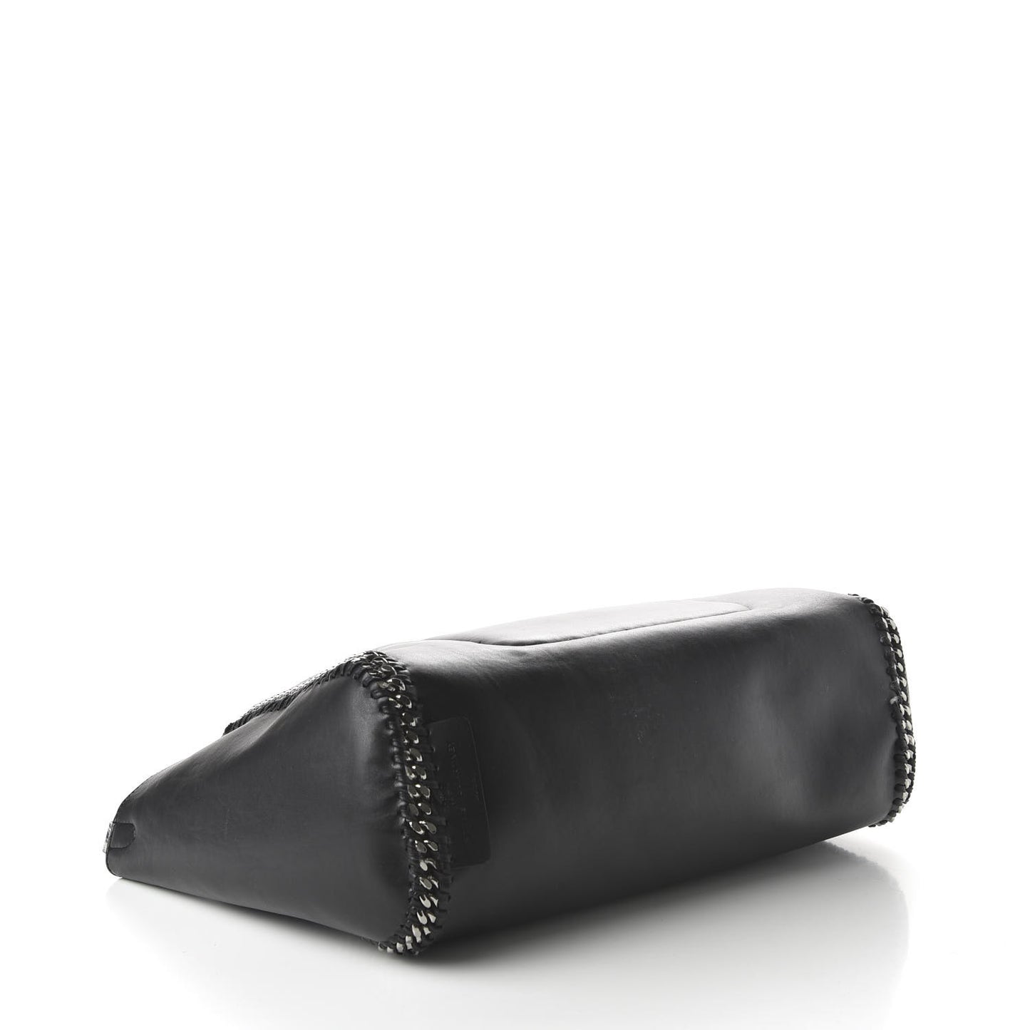 Eco Alter Nappa Shearling Leopard Print Falabella Reversible Tote Black