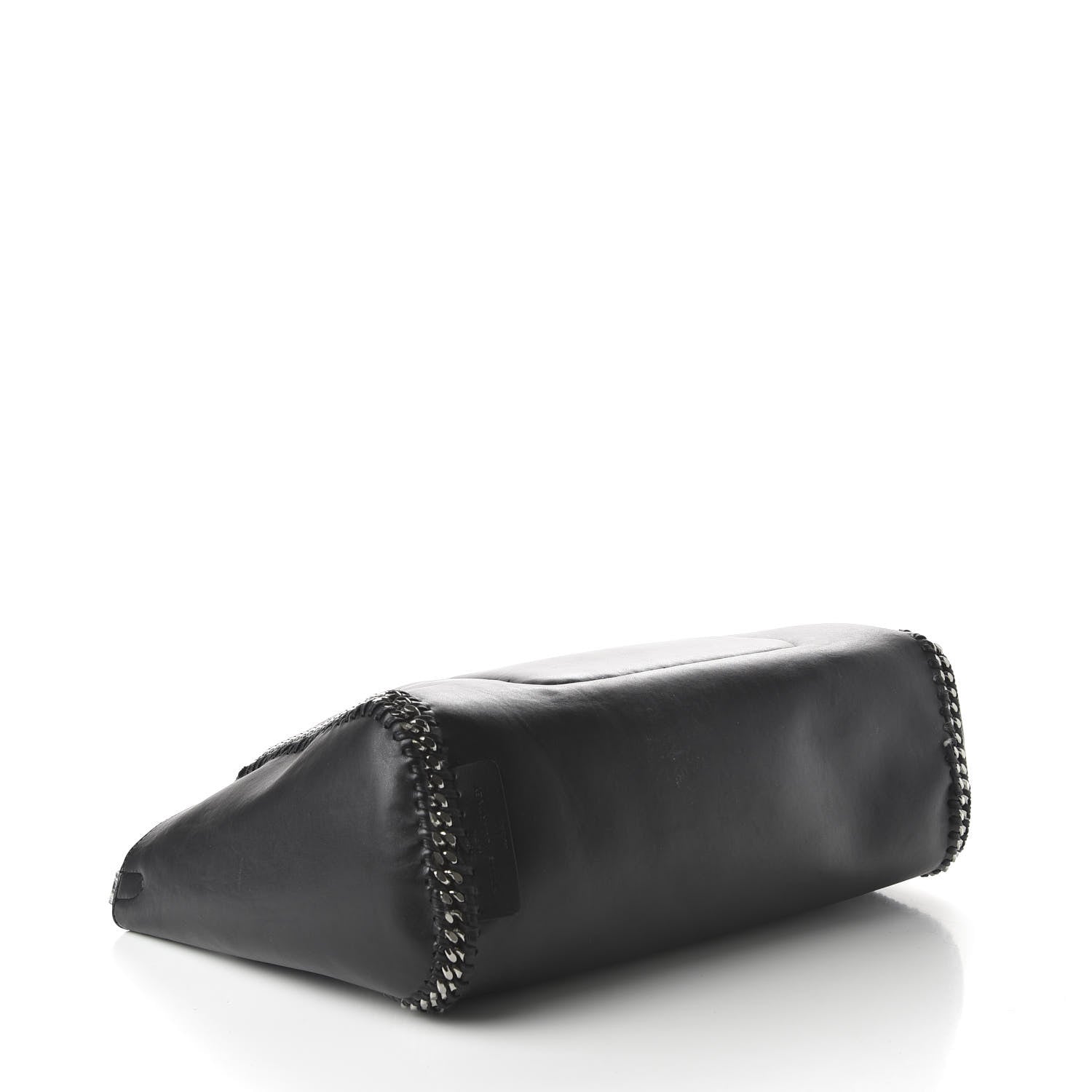 Stella McCartney Eco Alter Nappa Shearling Leopard Print Falabella Reversible Tote Black 12 of 16