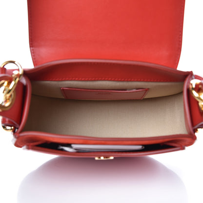 Chloe Calfskin Small Tess Bag Plaid Red 5 of 7