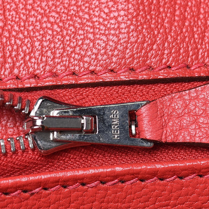 Hermes Taurillon Clemence Birkin 35 Bougainvillea 17 of 29