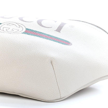 Gucci Grained Calfskin Logo Belt Bag White 8 of 8